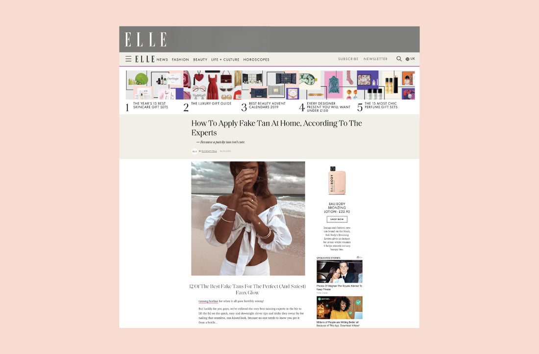As seen in ELLE