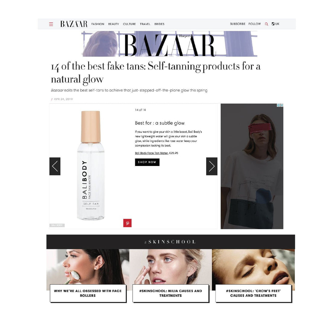 Harper's Bazaar's 'Glow-To' Self Tan