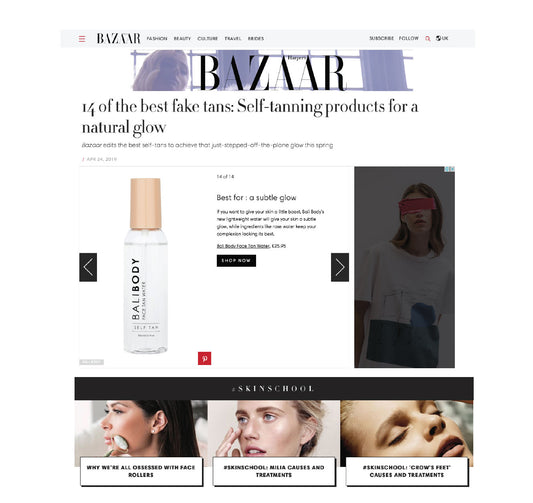 Harper's Bazaar's 'Glow-To' Self Tan