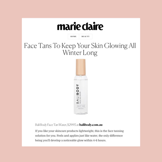 The Best Face Tan According To Marie Claire