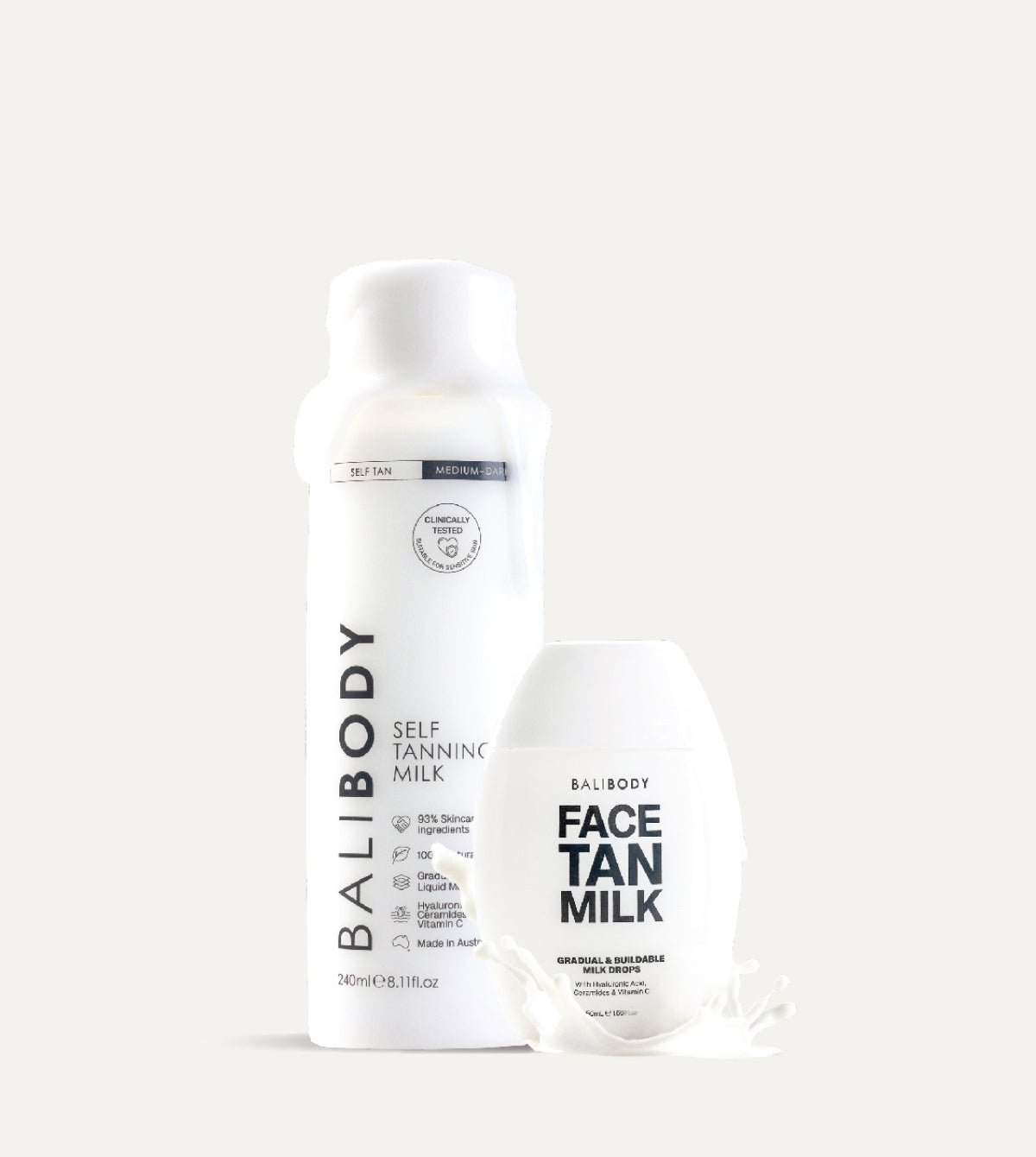 Face Tan Milk & Self Tan Body Milk Set - Bali Body AU Bali Body AU - Bali Body AU