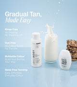 Face Tan Milk & Self Tan Body Milk Set - Bali Body AU Bali Body AU - Bali Body AU