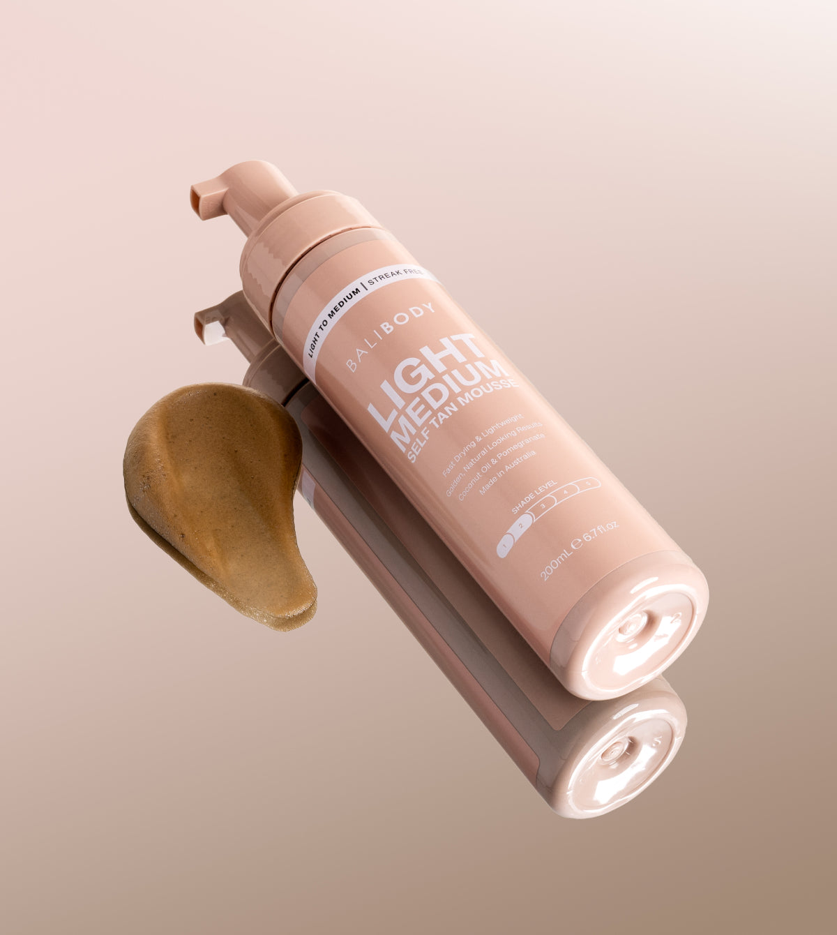 Light Medium Self Tanning Mousse Set