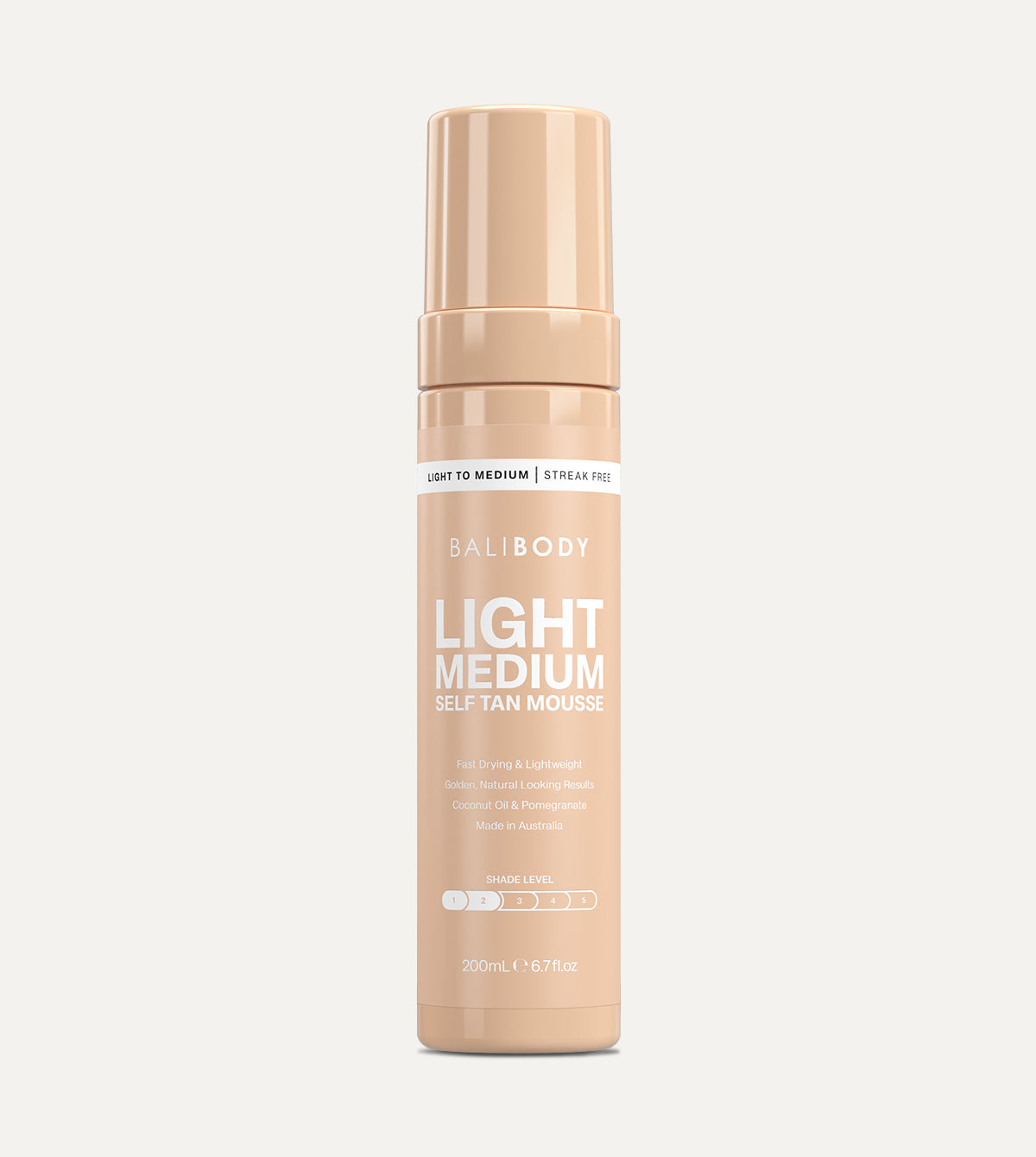 Light Medium Self Tanning Mousse