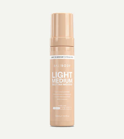 Light Medium Self Tanning Mousse