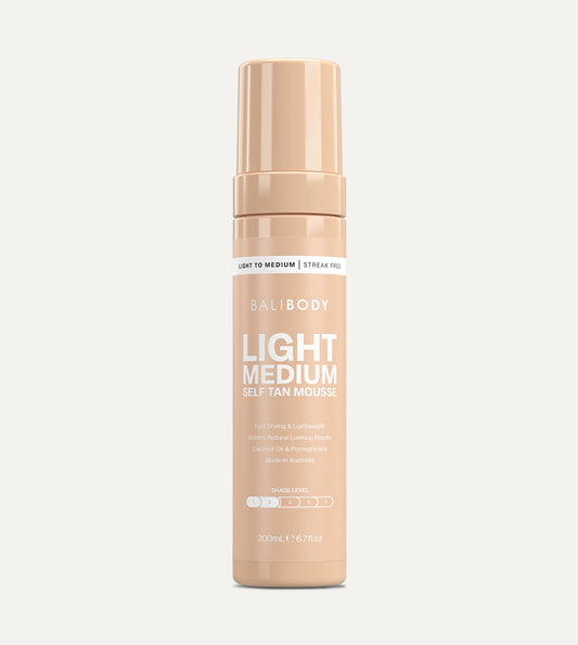 Light Medium Self Tanning Mousse