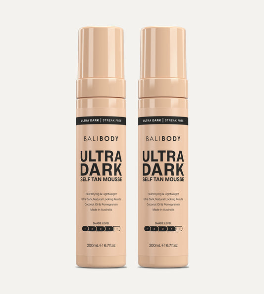 Ultra Dark Self Tanning Mousse Twin Set