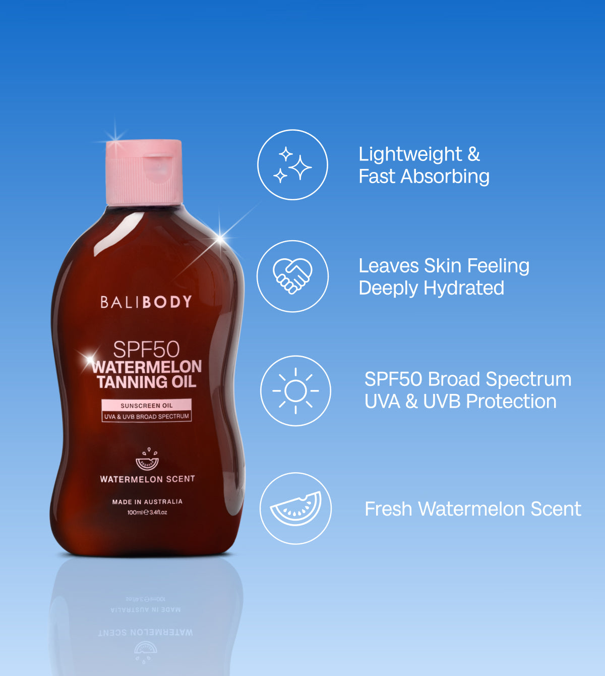 Watermelon Sunscreen Oil SPF50