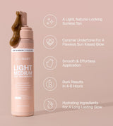 Light Medium Self Tanning Mousse Set - Bali Body AU - Bali Body AU - Bali Body AU