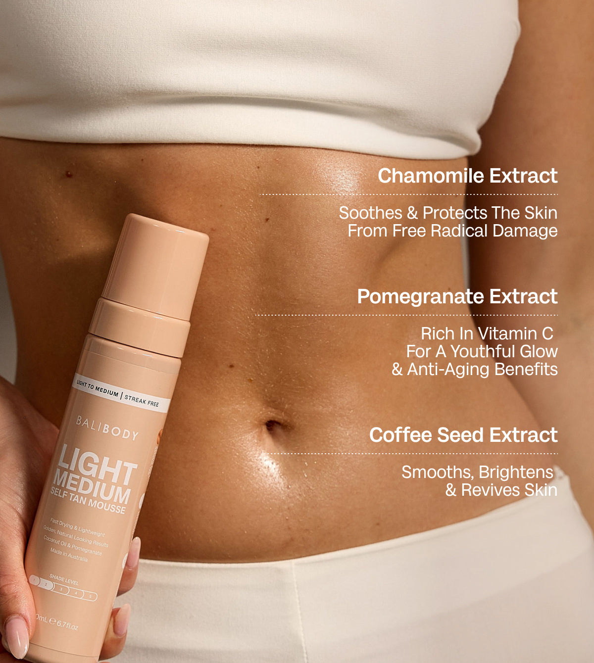 Light Medium Self Tanning Mousse Set