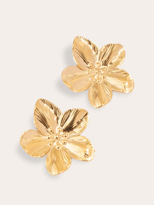 Lovisa Waterproof Gold Plated Flower Earrings